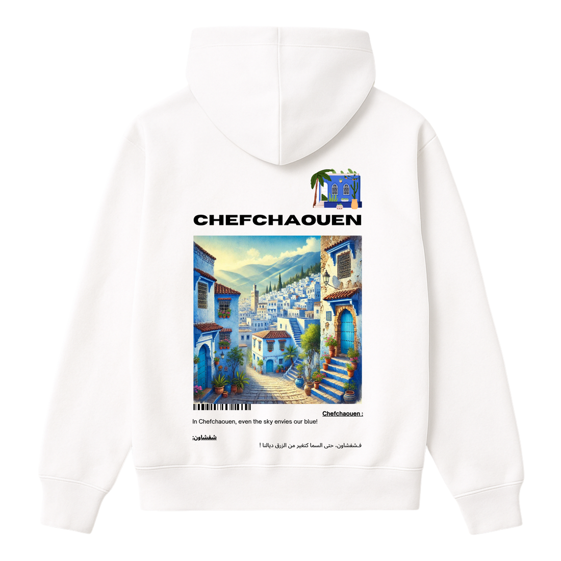 OverSize "CHEFCHAOUEN" Hoodie / BELDI_CITIES Collection