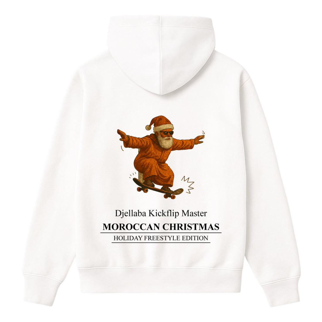 OverSize "SANTA KICKFLIP" Hoodie / MOROCCAN_CHRISTMAS Collection