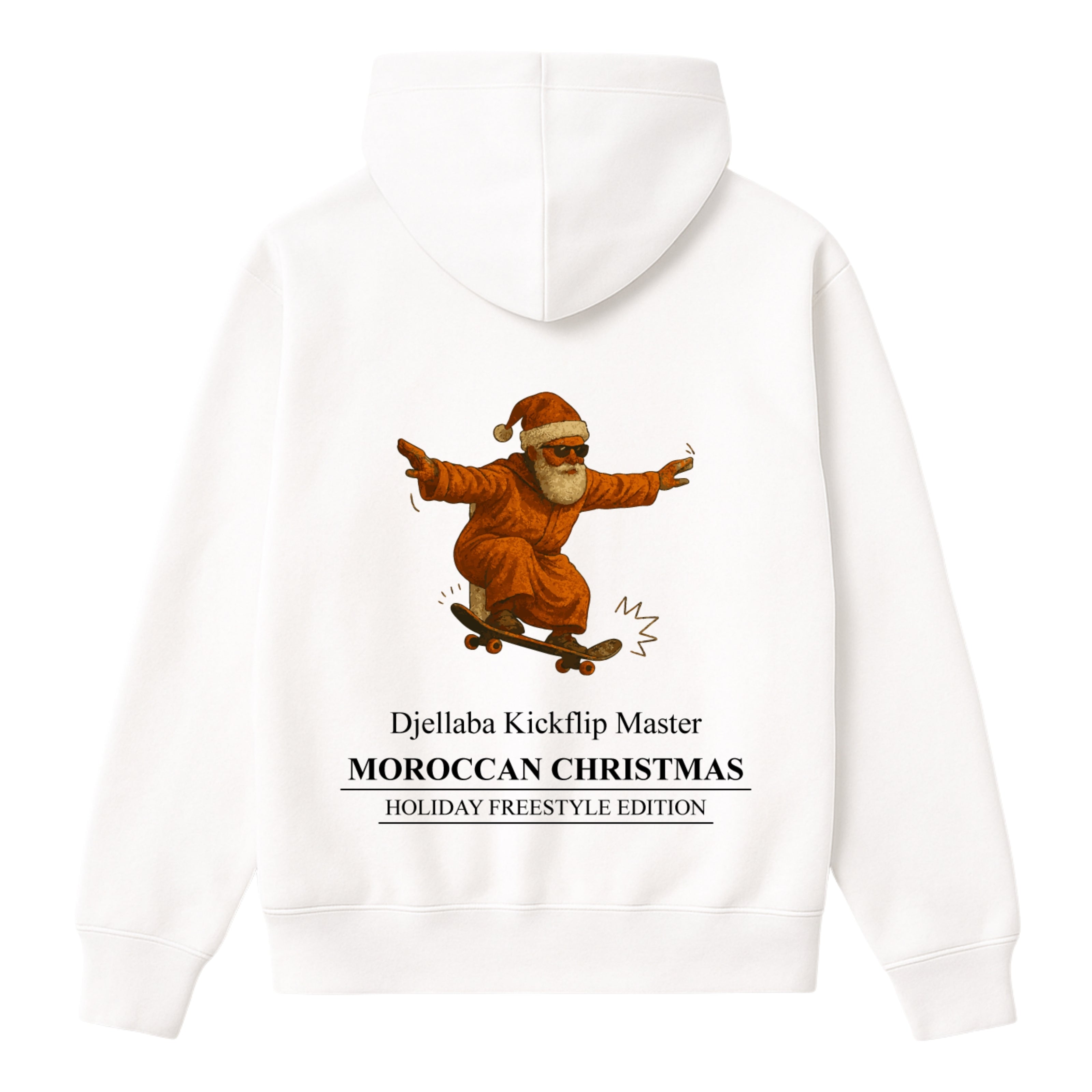 OverSize "SANTA KICKFLIP" Hoodie / MOROCCAN_CHRISTMAS Collection