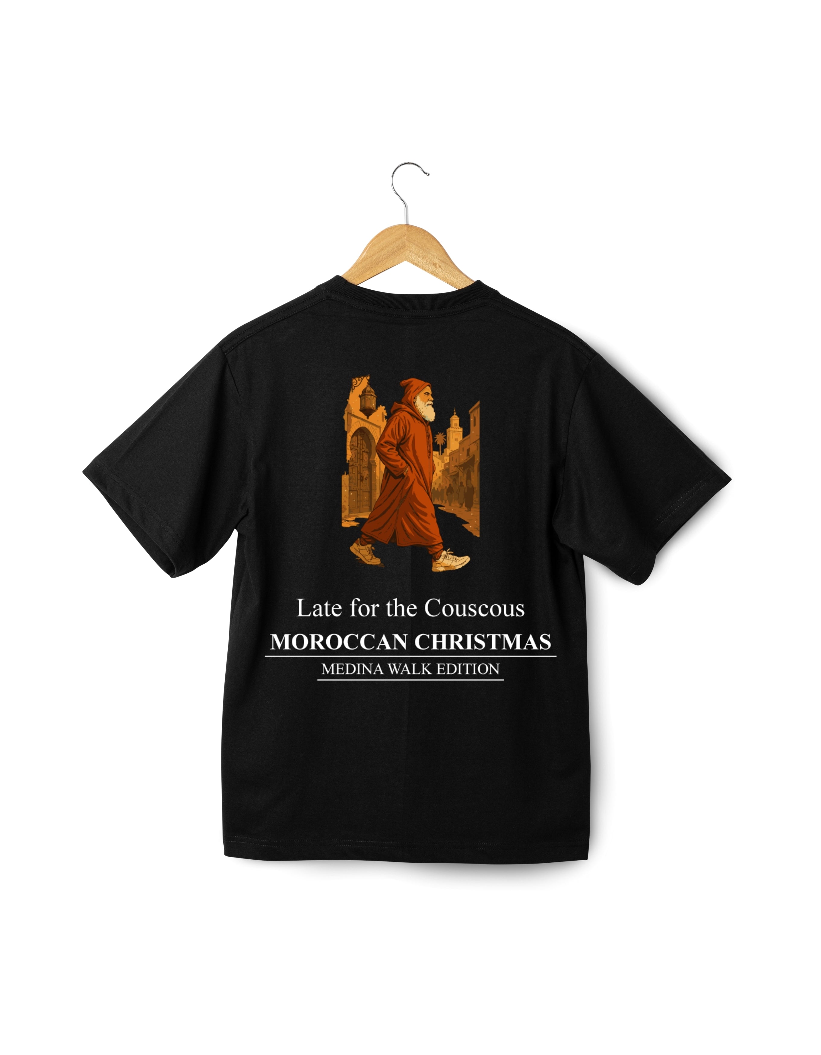OverSize "LATE FOR THE COUSCOUS" T-shirt / MOROCCAN CHRISTMAS Collection