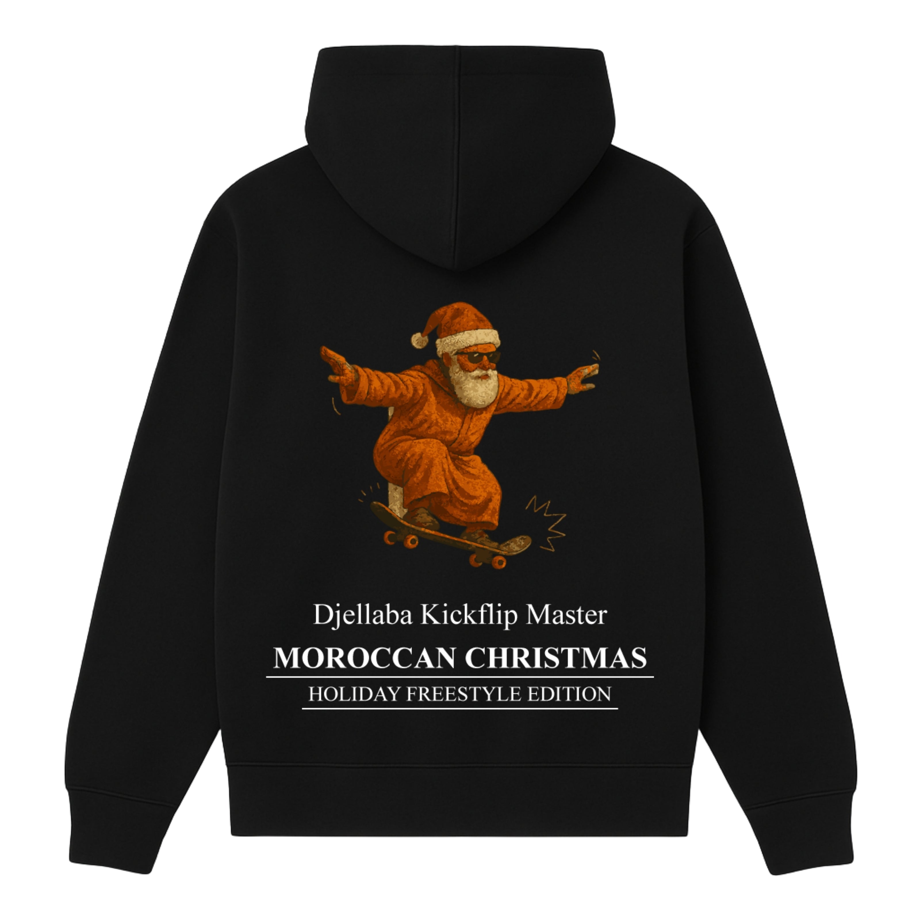 OverSize "SANTA KICKFLIP" Hoodie / MOROCCAN_CHRISTMAS Collection