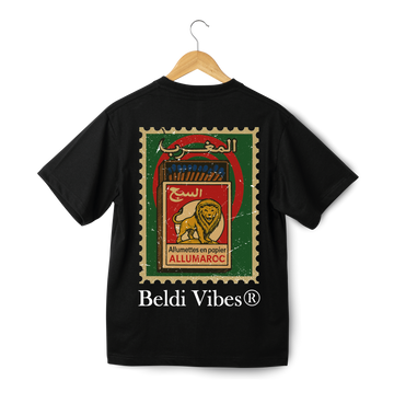 OverSize "ALUMETTES SBE3" T-shirt / MOROCCAN NOSTALGIA Collection