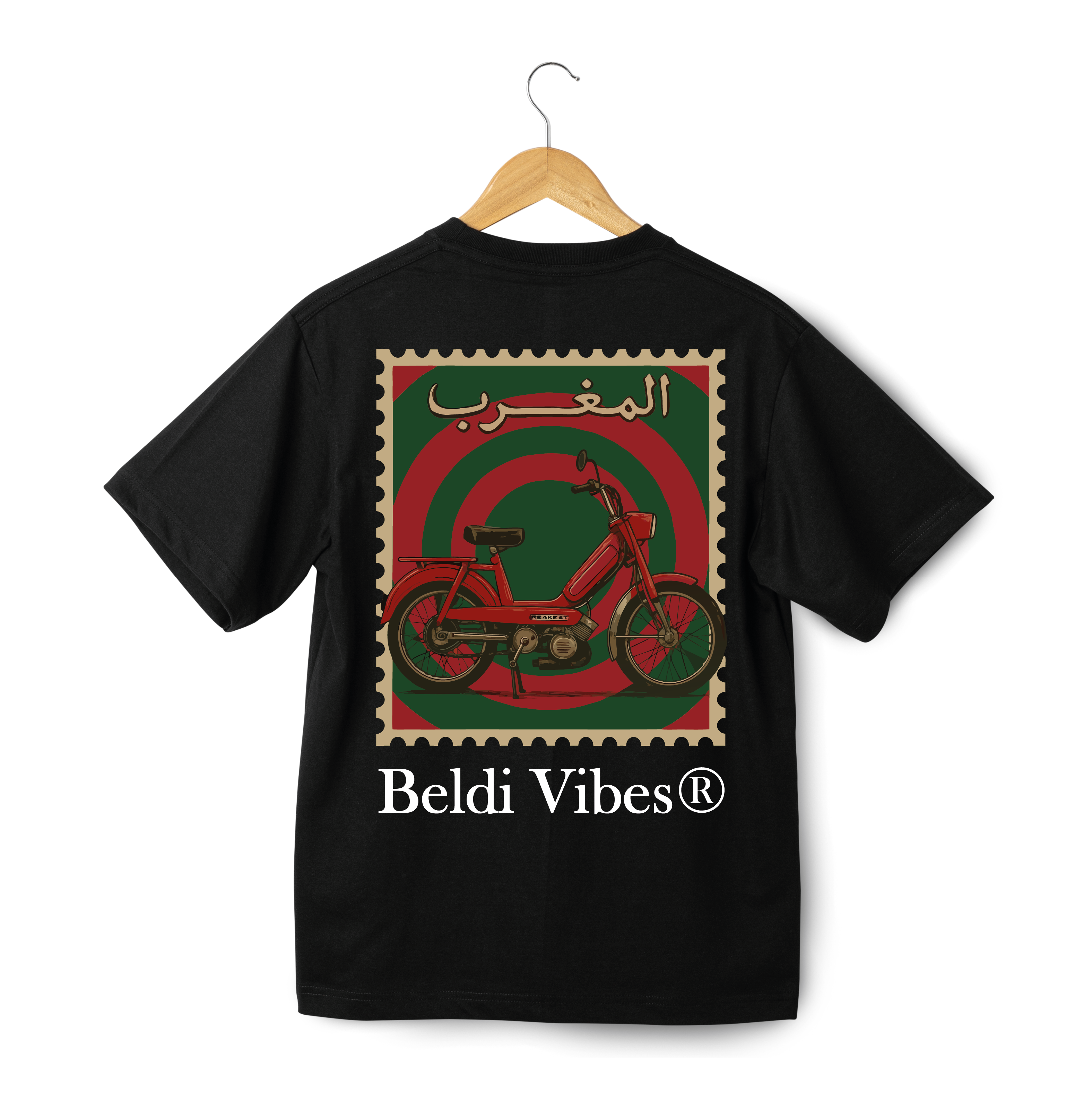 OverSize "PEUGOT 103" T-shirt / MOROCCAN NOSTALGIA Collection