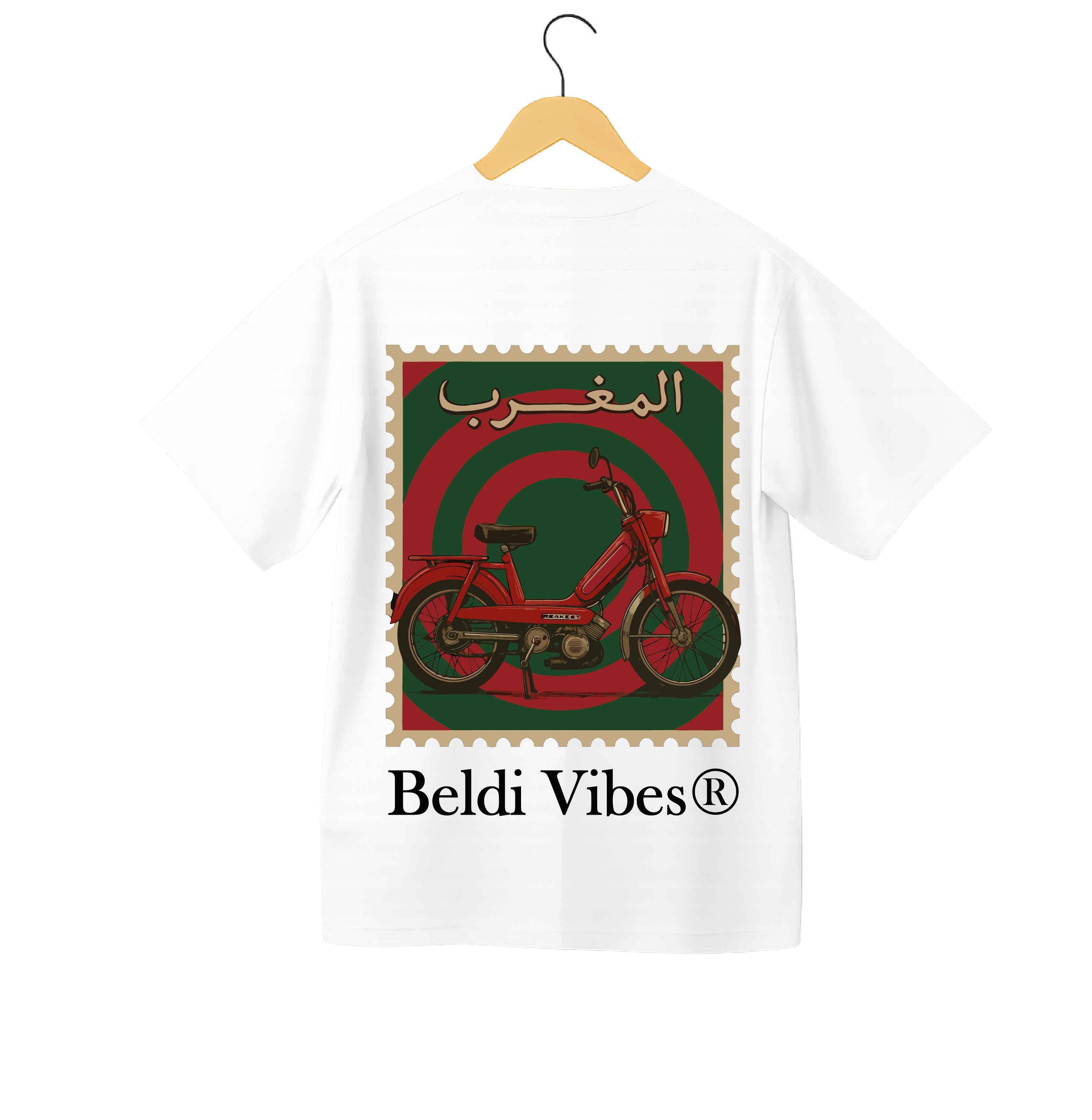 OverSize "PEUGOT 103" T-shirt / MOROCCAN NOSTALGIA Collection