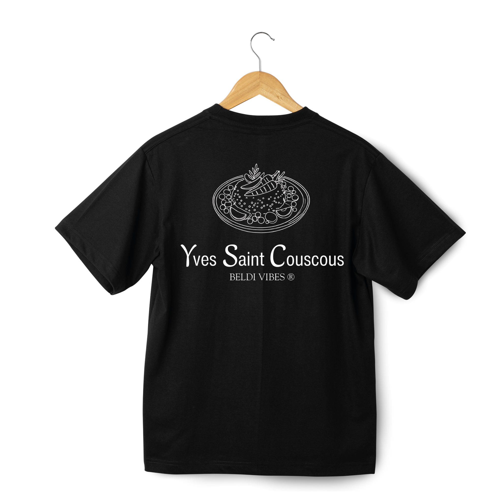 OverSize "YVES SAINT COUSCOUS" T-shirt / MOROCCAN LUXURY BRANDs Collection