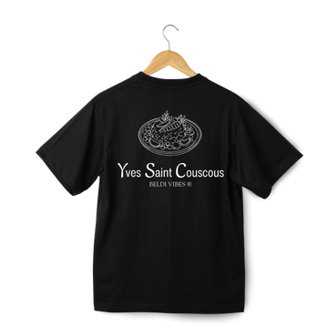 OverSize "YVES SAINT COUSCOUS" T-shirt / MOROCCAN LUXURY BRANDs Collection