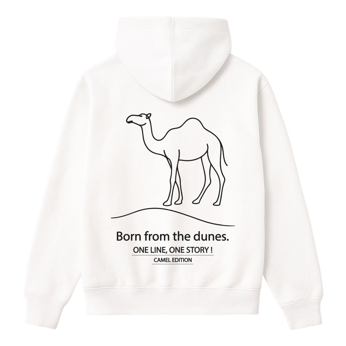 OverSize "CAMEL" Hoodie/ ONE LINE _ ONE STORY Collection