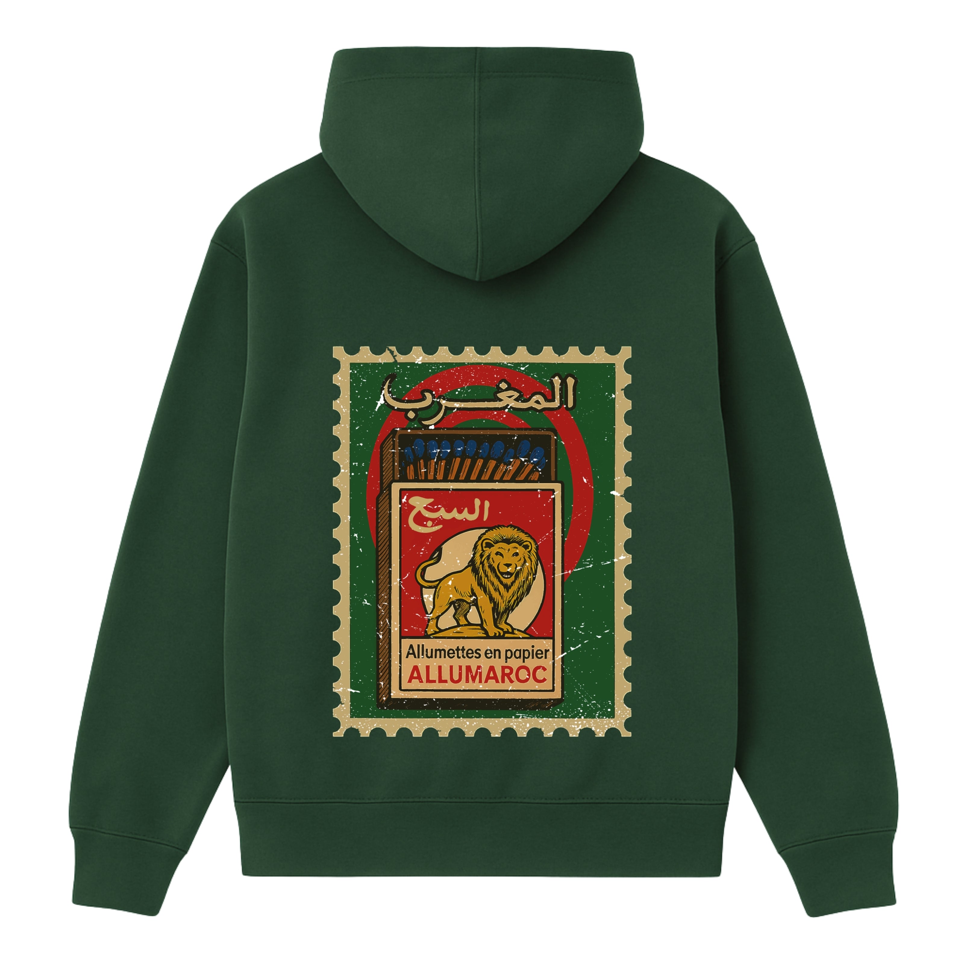 OverSize "ALUMETTES SBE3" Hoodie/ MOROCCAN NOSTALGIA Collection