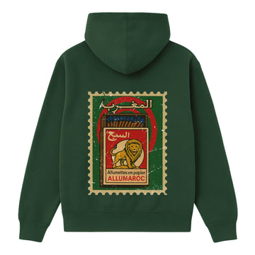 OverSize "ALUMETTES SBE3" Hoodie/ MOROCCAN NOSTALGIA Collection