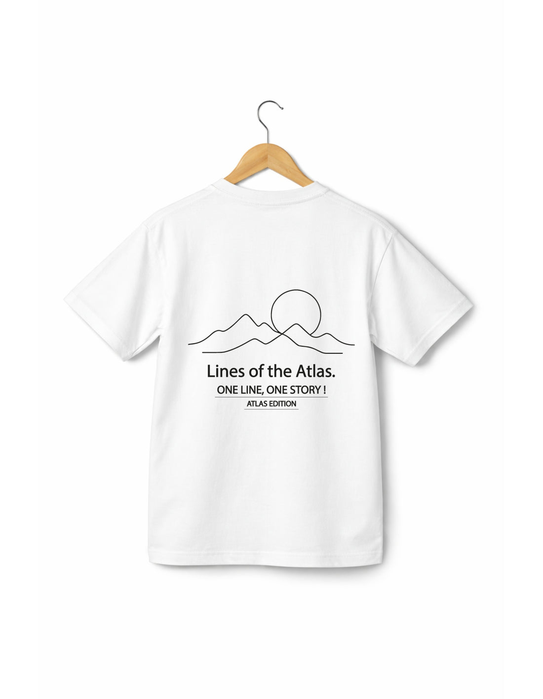 OverSize "ATLAS" T-shirt / ONE LINE ONE STORY Collection