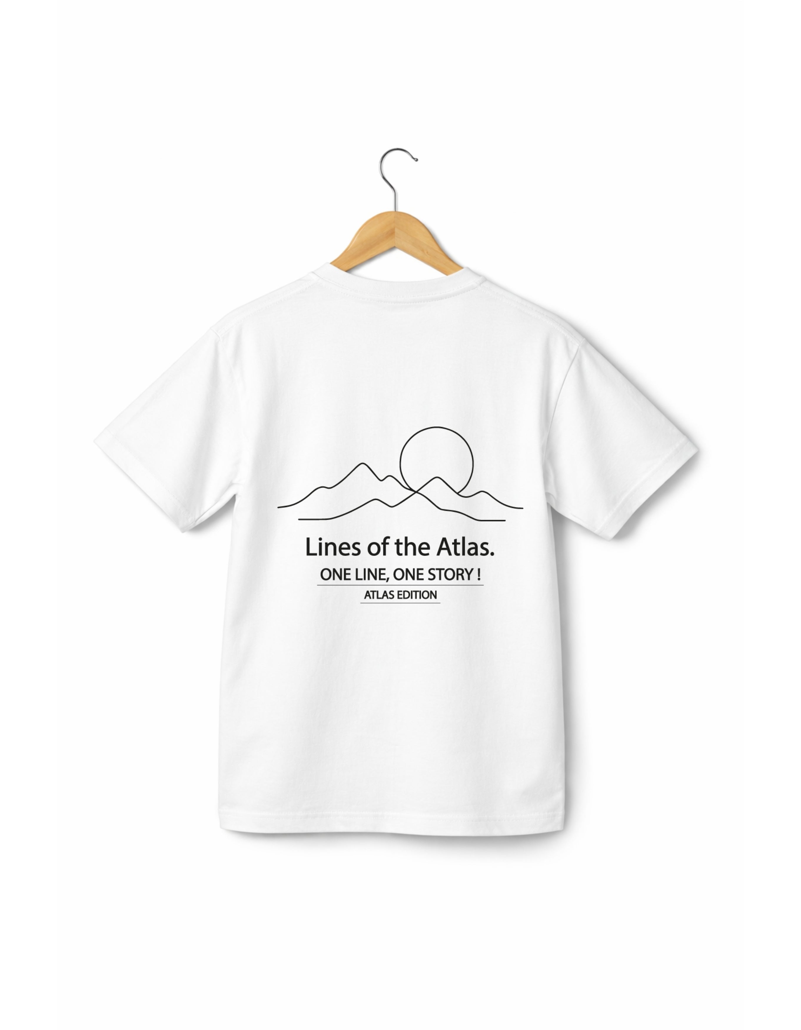 OverSize "ATLAS" T-shirt / ONE LINE ONE STORY Collection