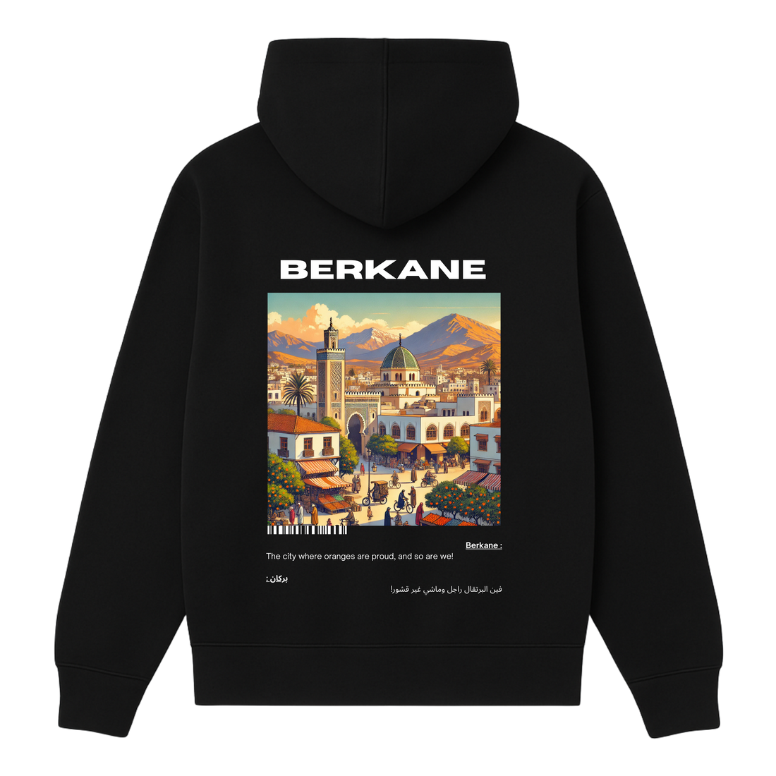 OverSize "BERKANE" Hoodie / BELDI_CITIES Collection