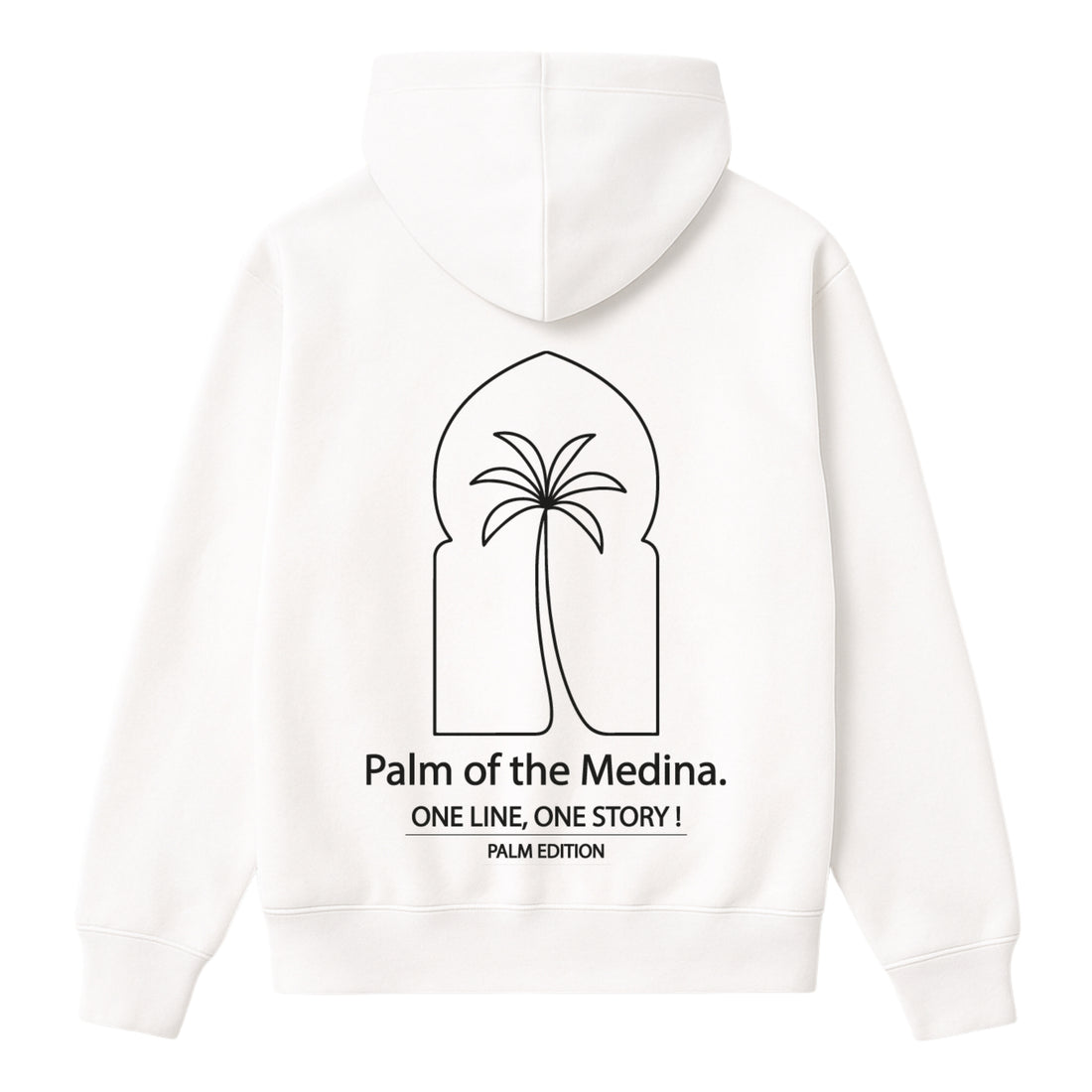 OverSize "PALM" Hoodie/ ONE LINE _ ONE STORY Collection