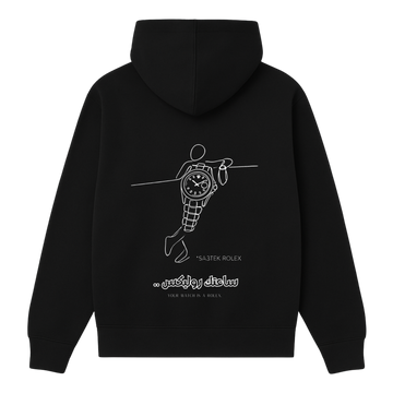 OverSize "SA3TEK ROLEX" Hoodie/ MOROCCAN_QUOTES Collection