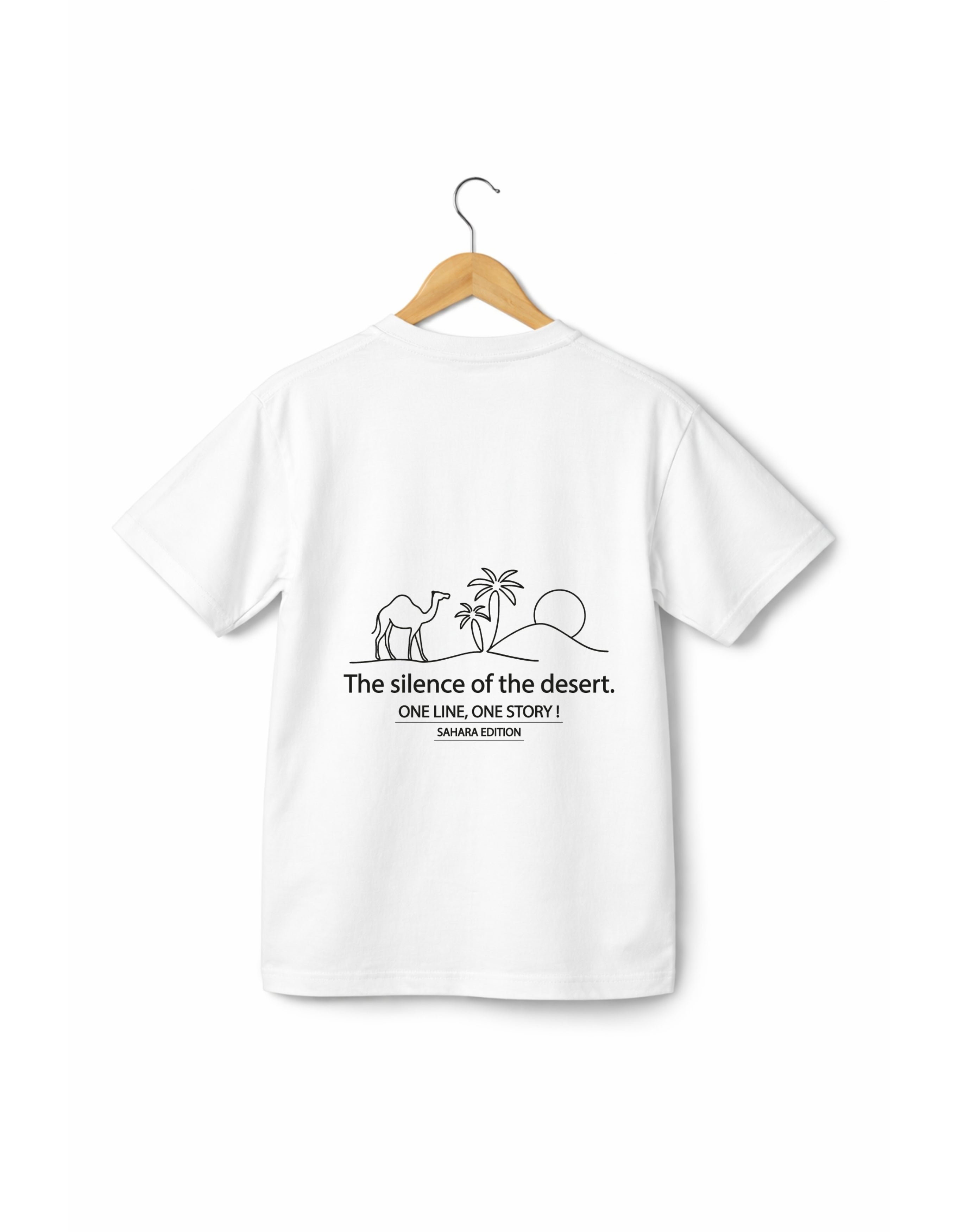 OverSize "DESERT" T-shirt / ONE LINE ONE STORY Collection