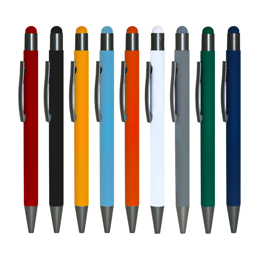 stylus en aluminium soft-touch