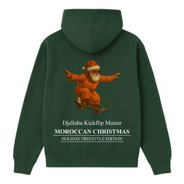 OverSize "SANTA KICKFLIP" Hoodie / MOROCCAN_CHRISTMAS Collection