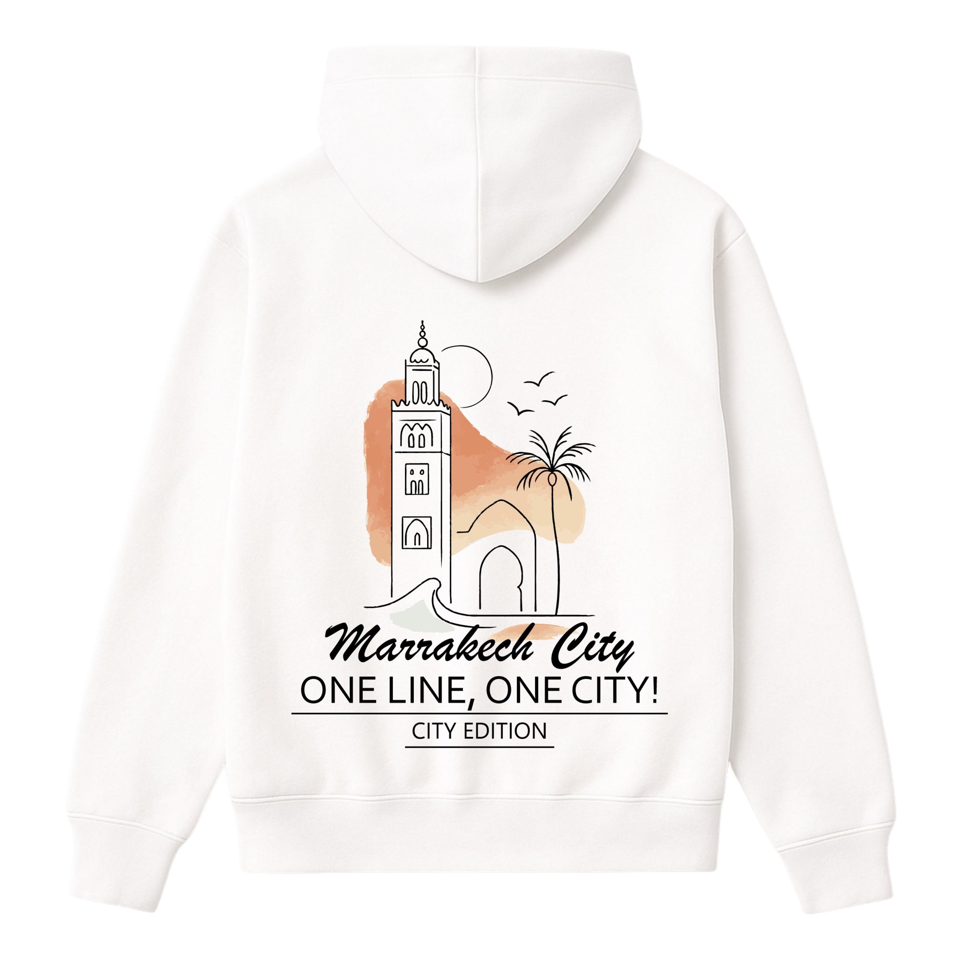 OverSize "MARRAKECH" Hoodie/ ONE LINE _ ONE CITY Collection