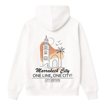 OverSize "MARRAKECH" Hoodie/ ONE LINE _ ONE CITY Collection