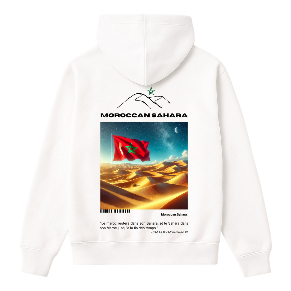 OverSize "MOROCCAN SAHARA" Hoodie / BELDI_CITIES Collection