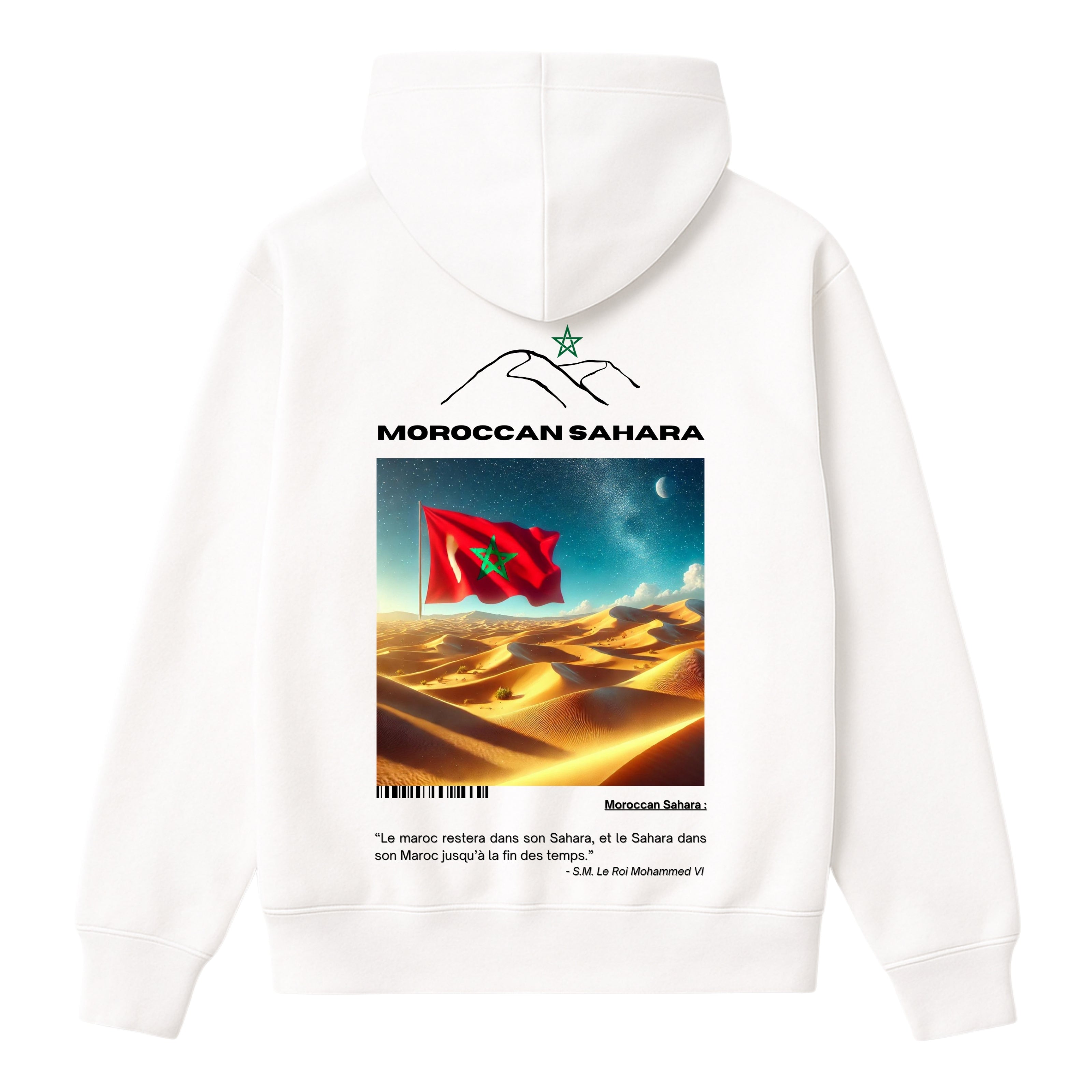 OverSize "MOROCCAN SAHARA" Hoodie / BELDI_CITIES Collection