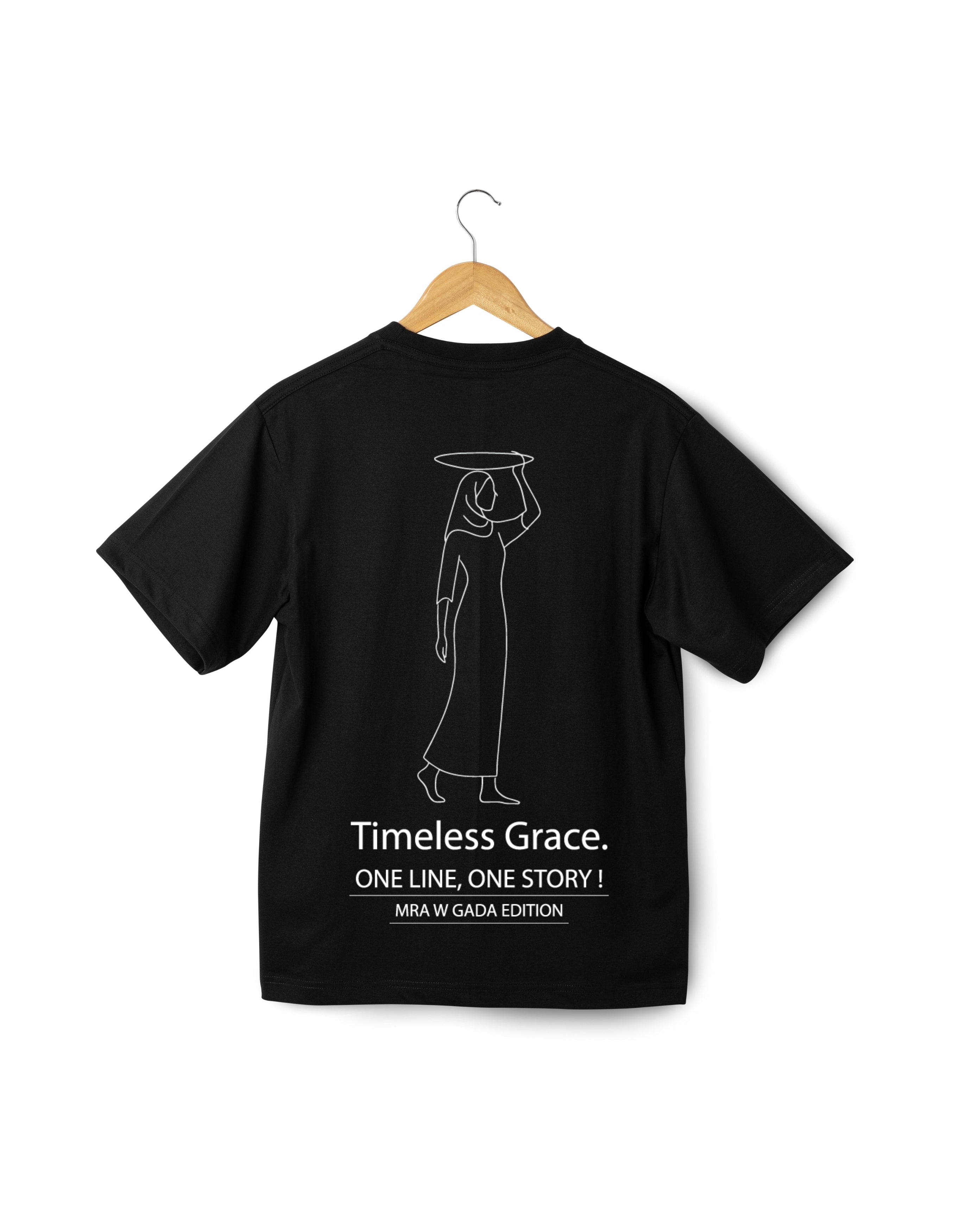 OverSize "MRA W GADA" T-shirt / ONE LINE ONE STORY Collection