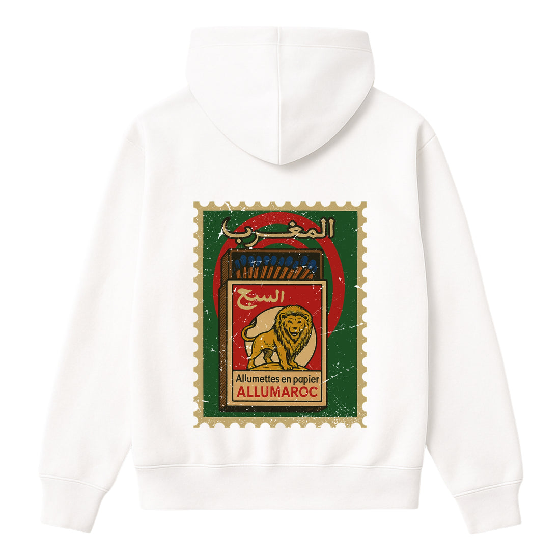 OverSize "ALUMETTES SBE3" Hoodie/ MOROCCAN NOSTALGIA Collection