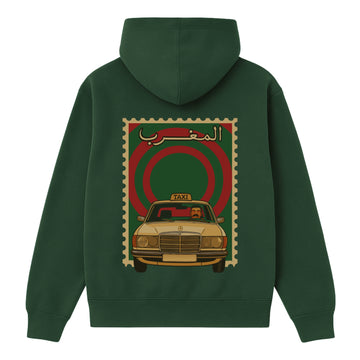 OverSize "GRAND TAXI MERCEDES 240" Hoodie/ MOROCCAN NOSTALGIA Collection