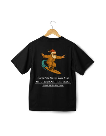 OverSize "SANTA SURFING" T-shirt / MOROCCAN CHRISTMAS Collection