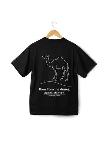 OverSize "CAMEL" T-shirt / ONE LINE ONE STORY Collection