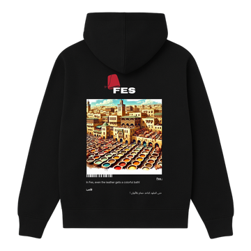 OverSize "FES" Hoodie / BELDI_CITIES Collection