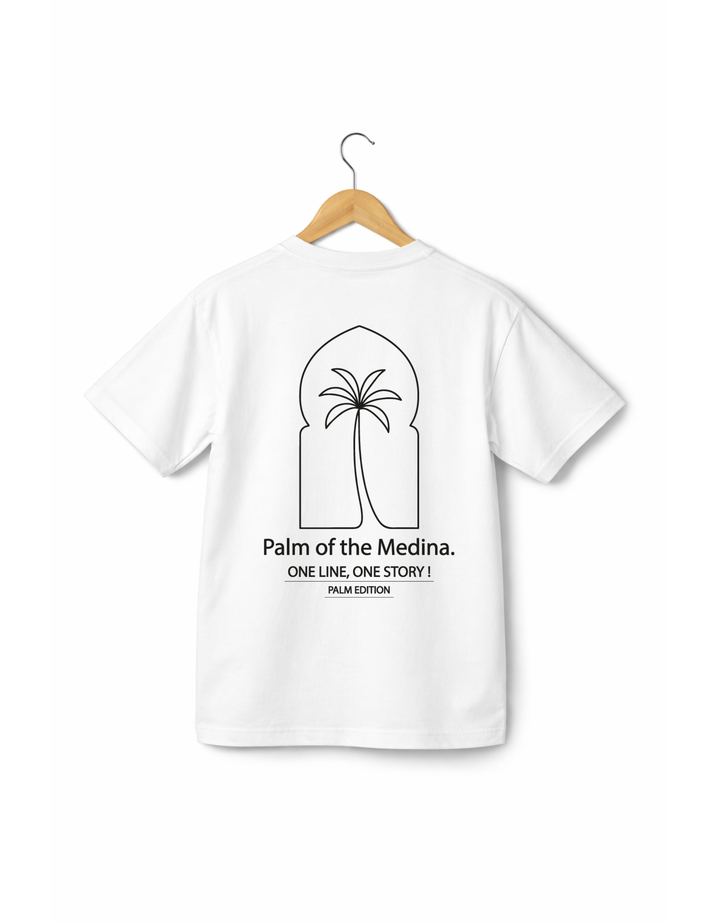 OverSize "PALM" T-shirt / ONE LINE ONE STORY Collection