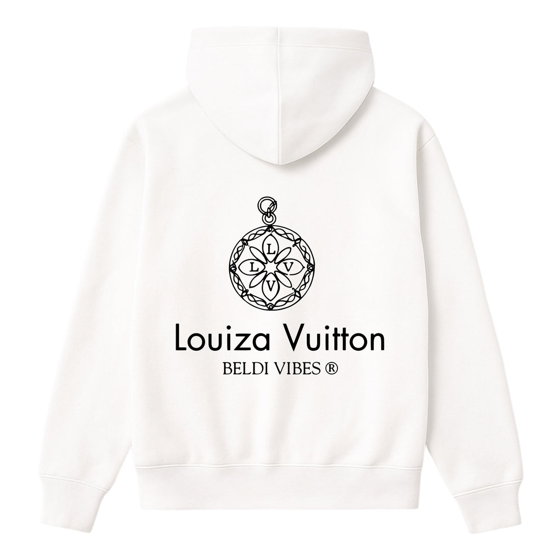 OverSize "LOUIZA VUITTON" Hoodie/ MOROCCAN LUXURY BRANDS Collection