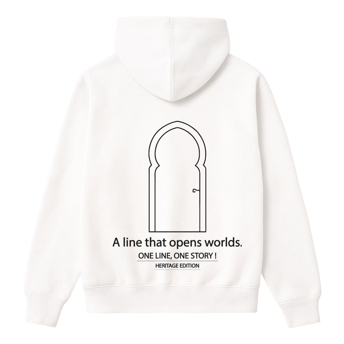 OverSize "HÉRITAGE" Hoodie/ ONE LINE _ ONE STORY Collection