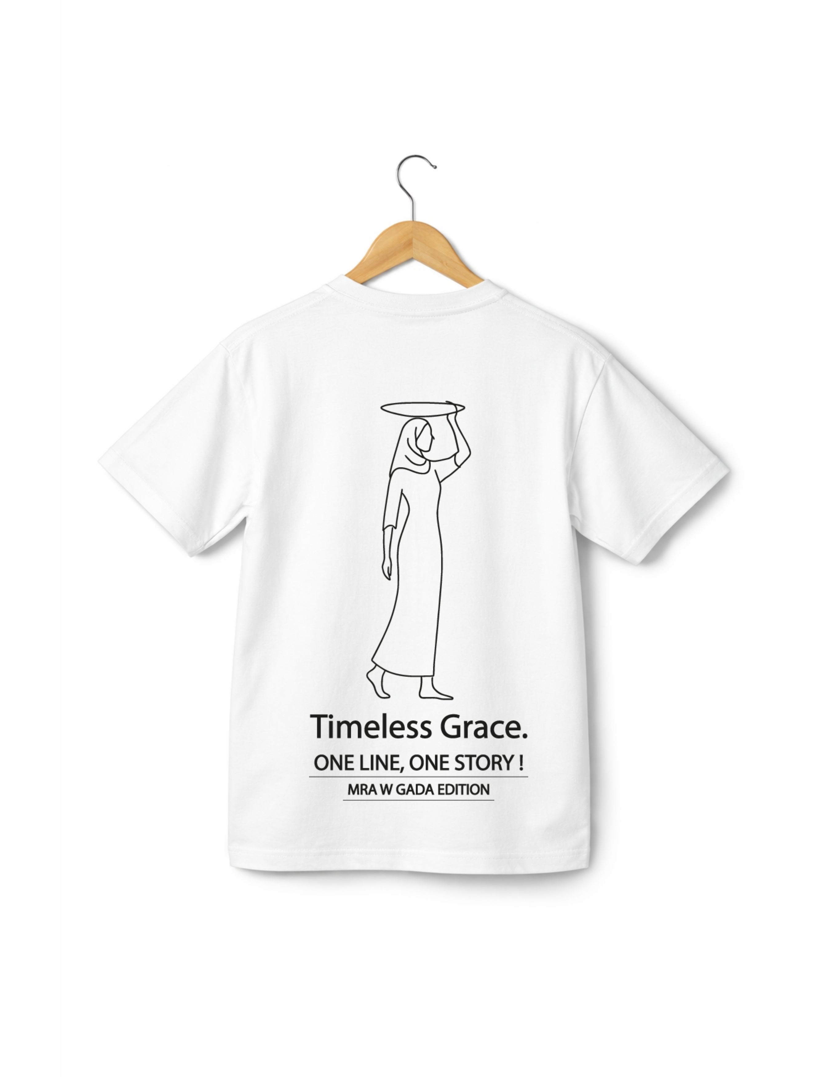 OverSize "MRA W GADA" T-shirt / ONE LINE ONE STORY Collection