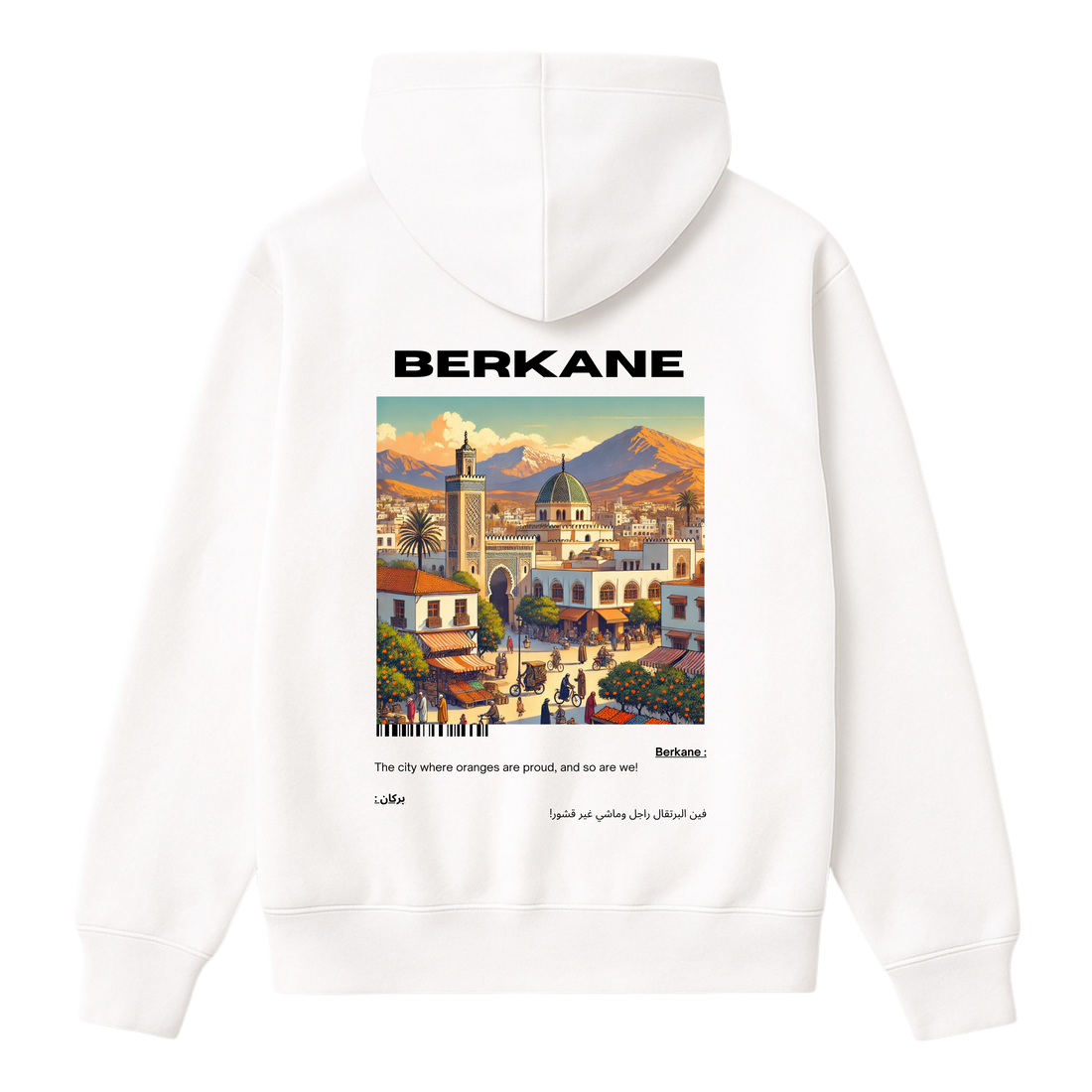 OverSize "BERKANE" Hoodie / BELDI_CITIES Collection