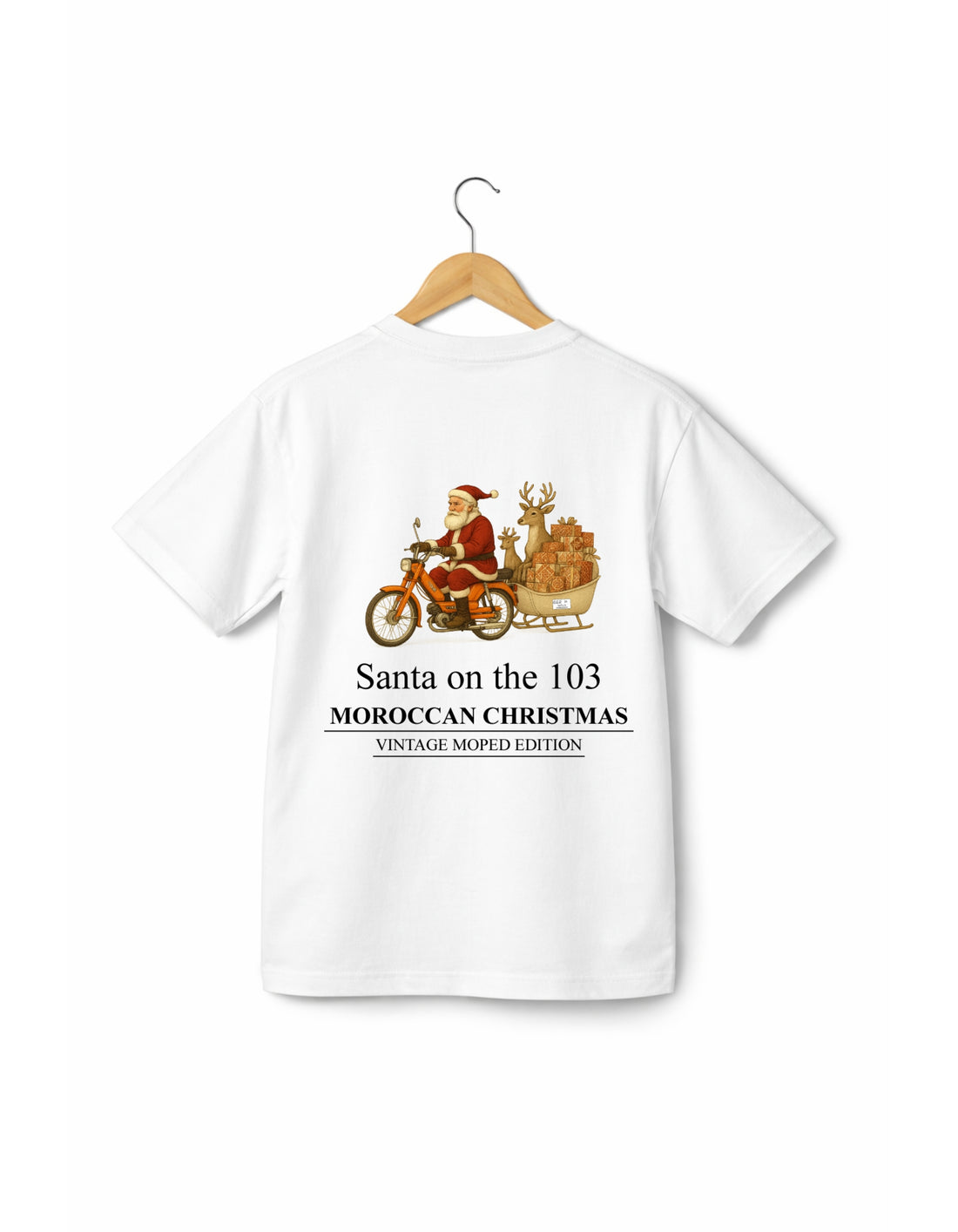 OverSize "VINTAGE MOPED" T-shirt / MOROCCAN CHRISTMAS Collection
