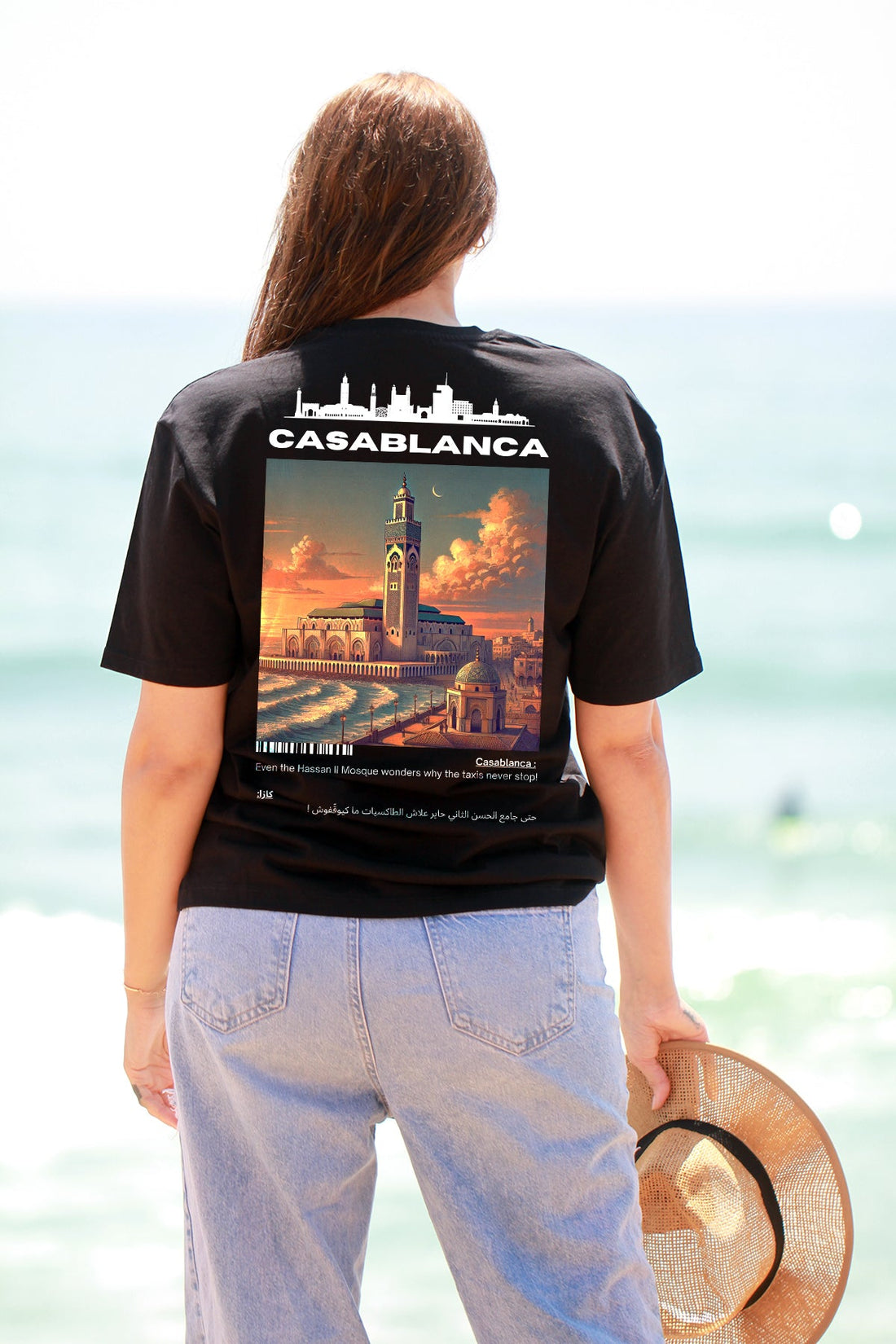 OverSize "CASABLANCA V2" T-shirt / BELDI_CITIES Collection