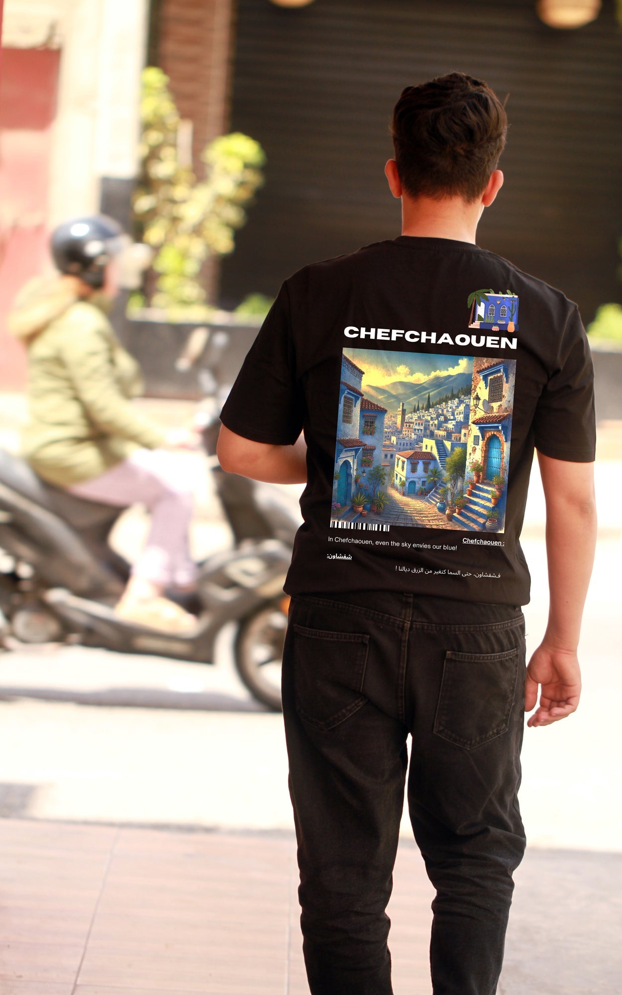 OverSize "CHEFCHAOUEN" T-shirt / BELDI_CITIES Collection