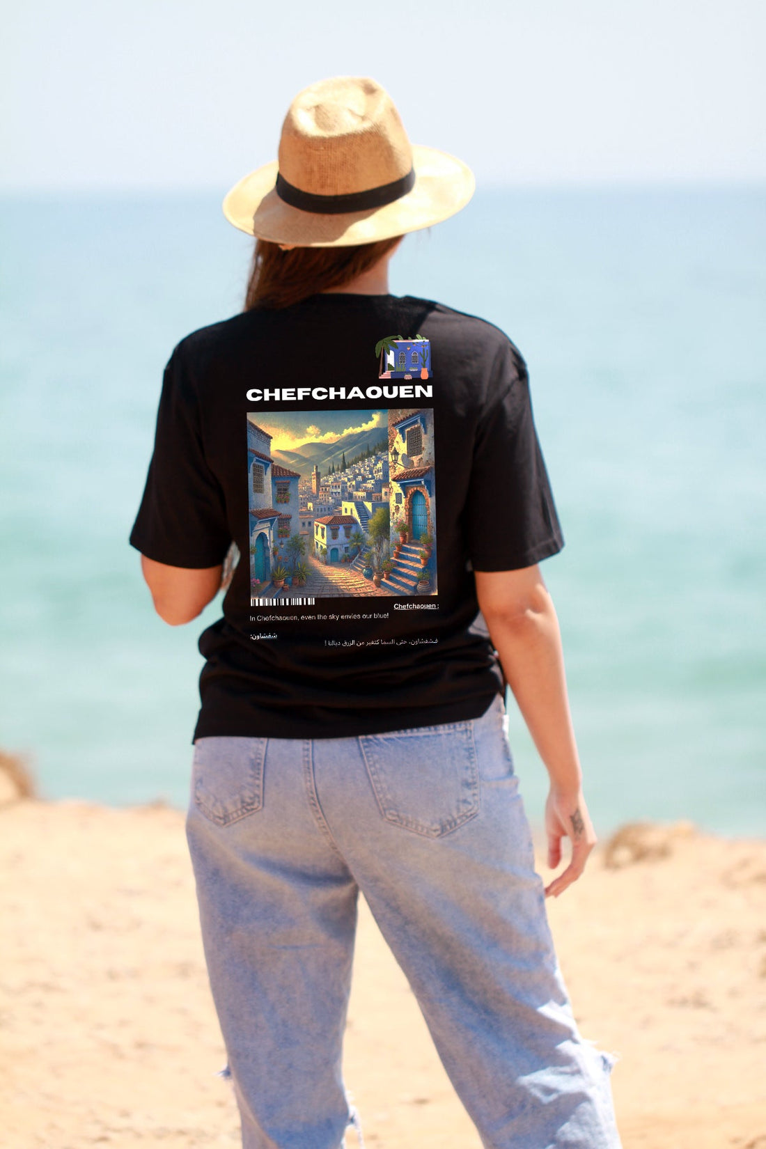 OverSize "CHEFCHAOUEN" T-shirt / BELDI_CITIES Collection