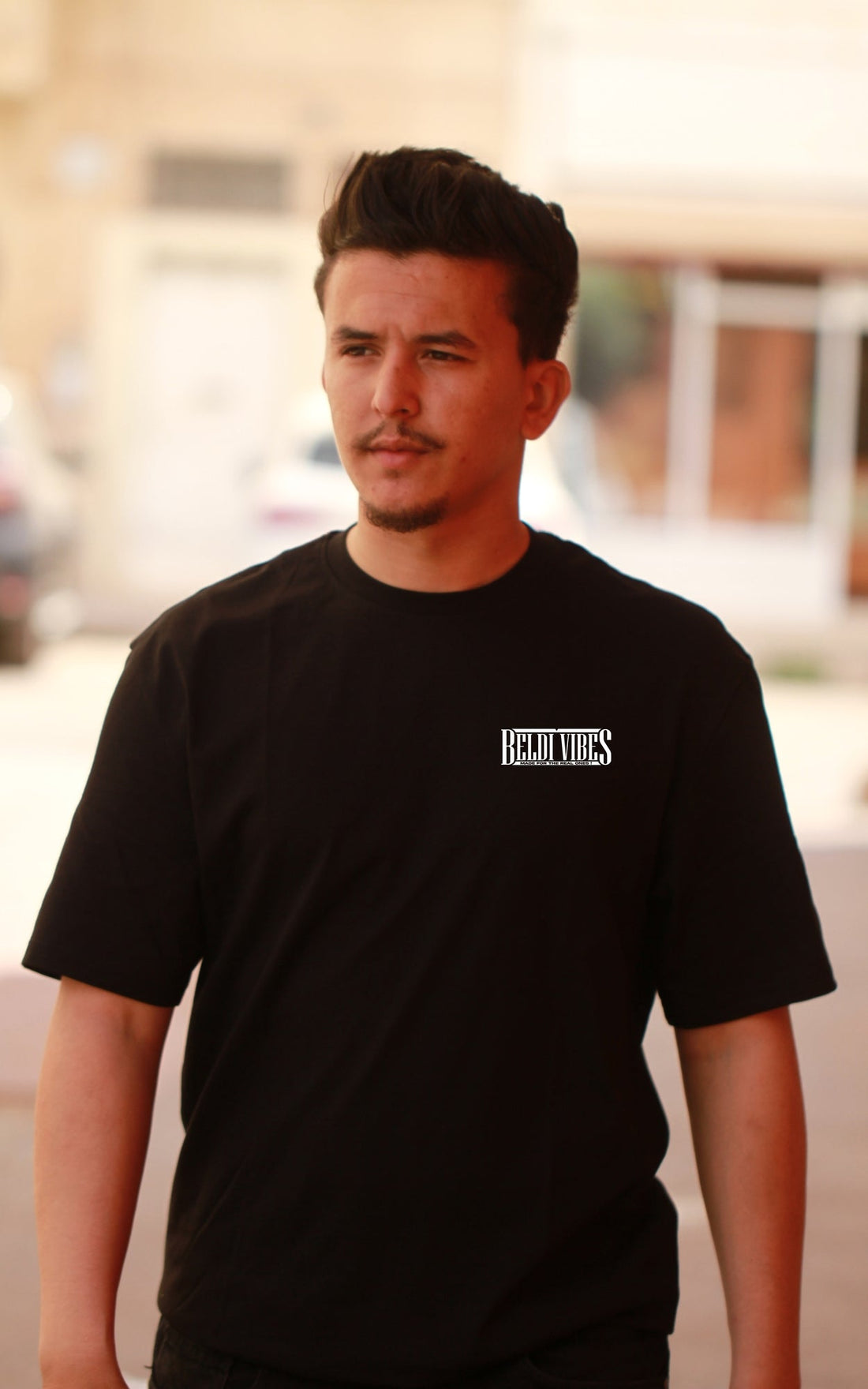 OverSize "CHDANI L9RE3 NMCHET LIH RASSO" Tee shirt / MOROCCAN_QUOTES Collection