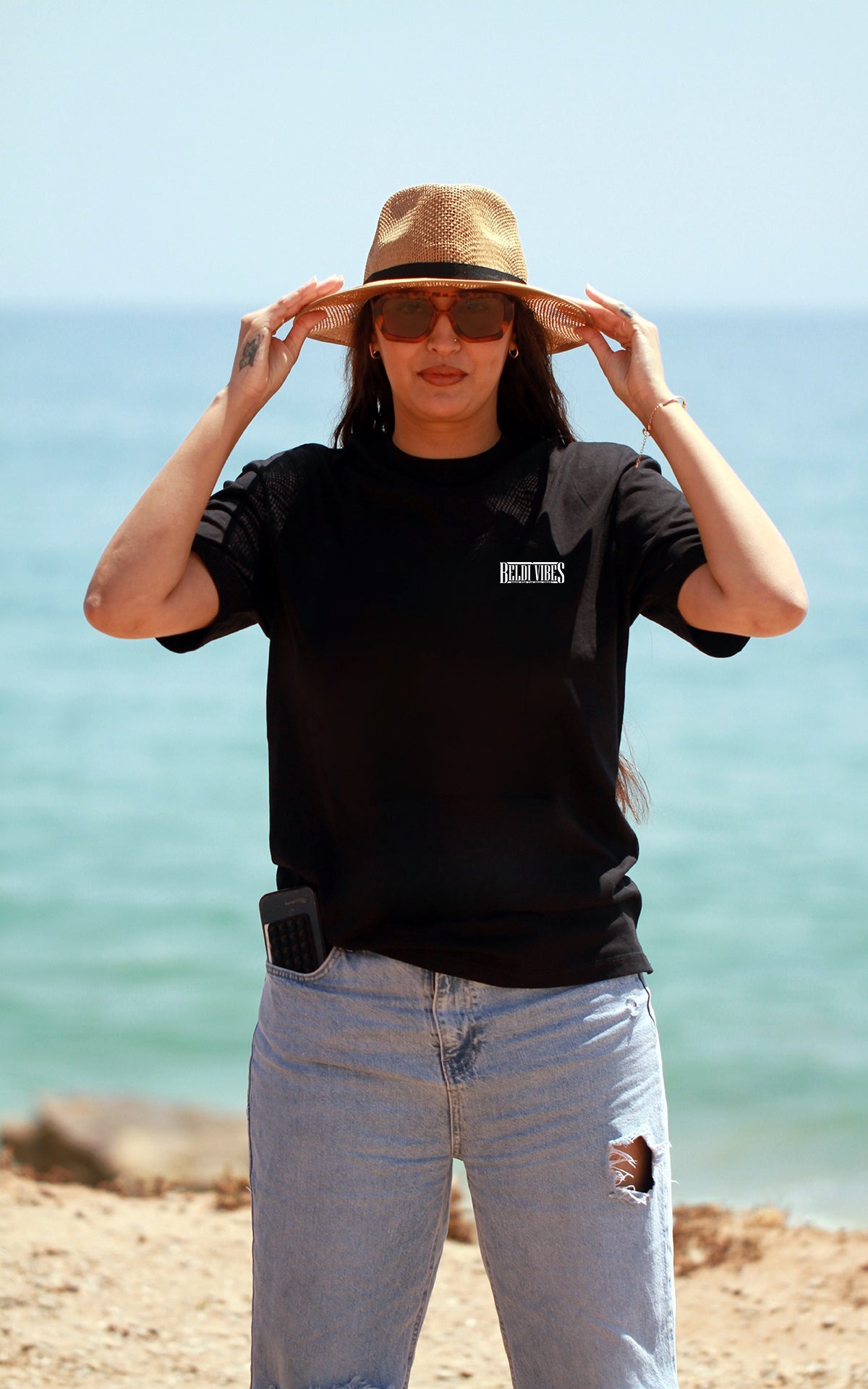 OverSize "INZEGANE" T-shirt / BELDI_CITIES Collection