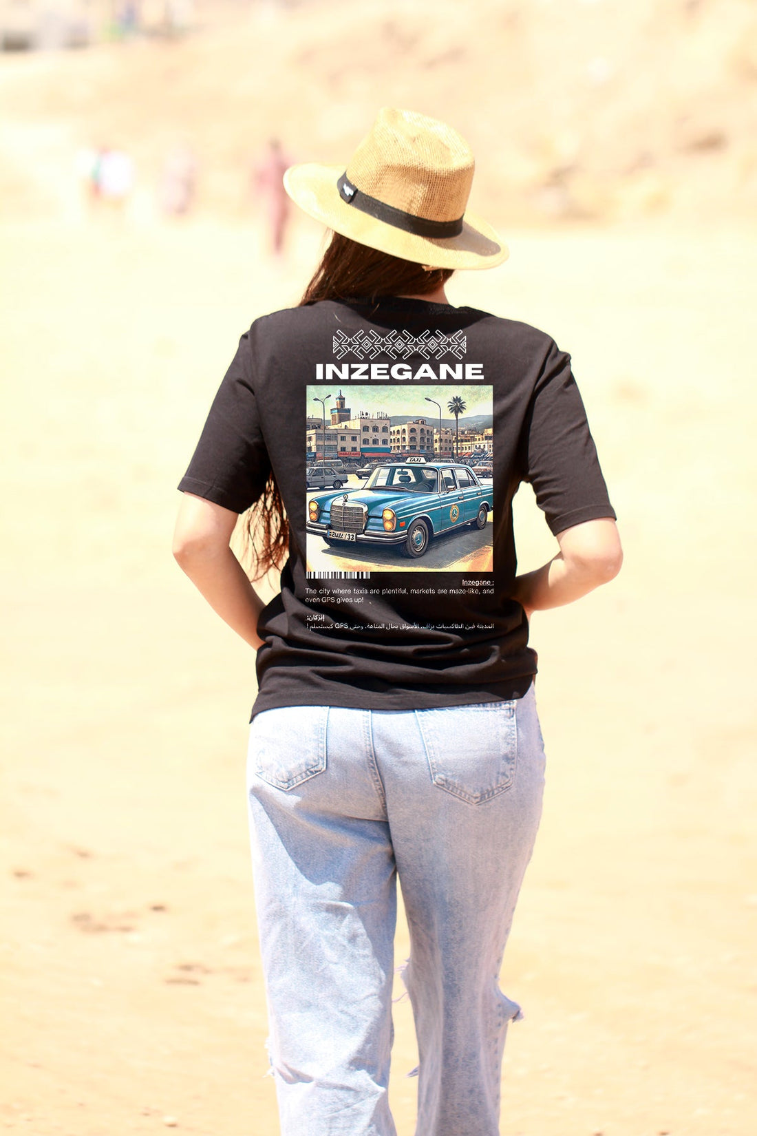 OverSize "INZEGANE" T-shirt / BELDI_CITIES Collection