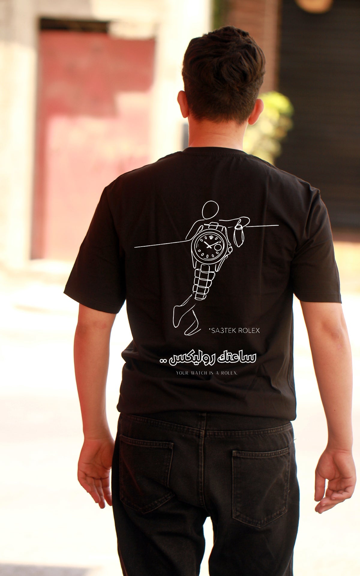 OverSize "SA3TEK ROLEX" T-shirt / BELDI_CITIES Collection