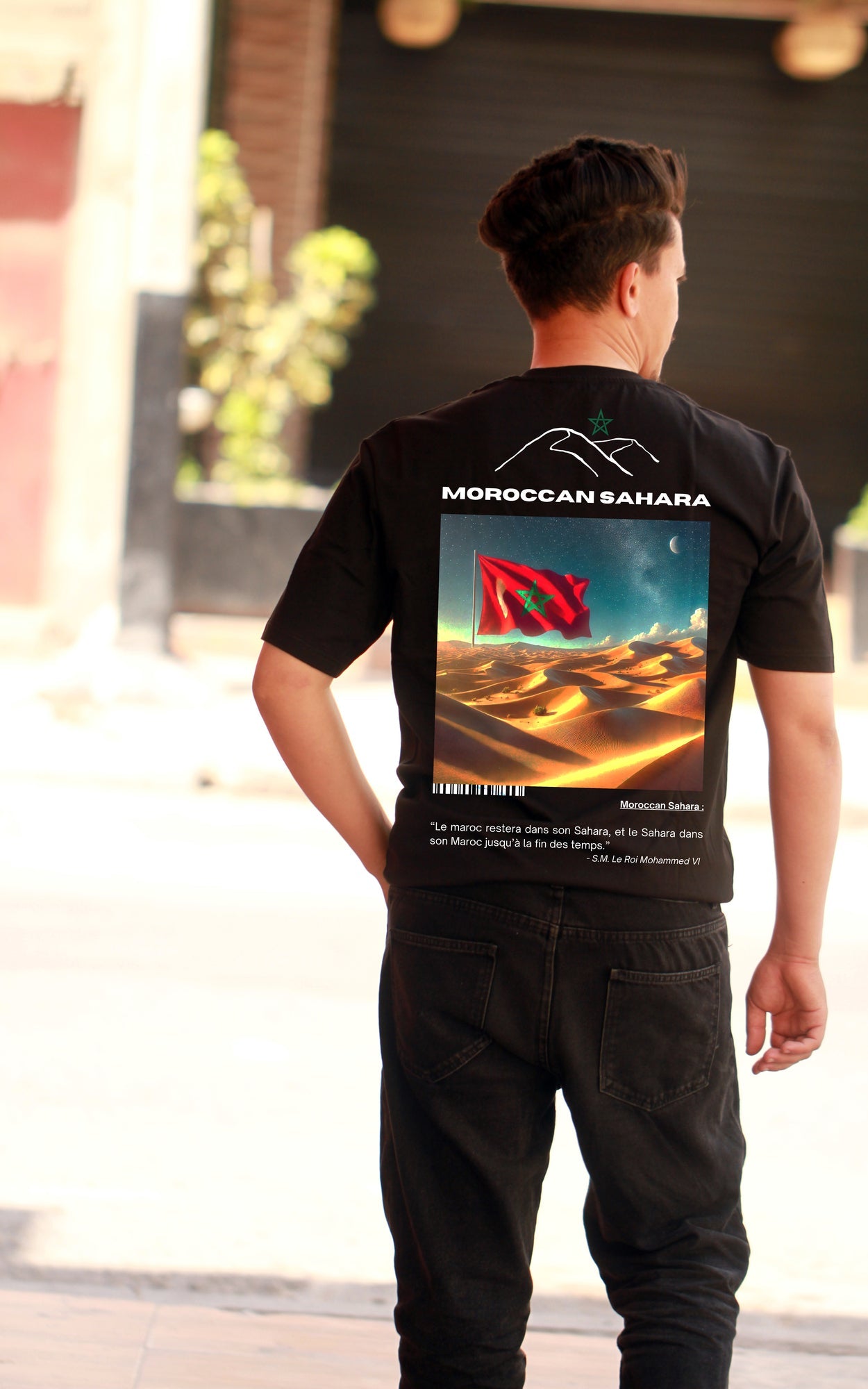 OverSize "MOROCCAN SAHARA" T-shirt / BELDI_CITIES Collection