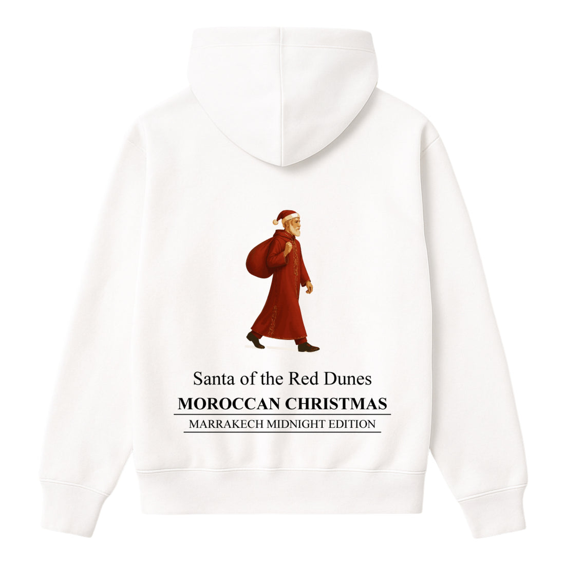 OverSize "RED DUNES" Hoodie / MOROCCAN_CHRISTMAS Collection