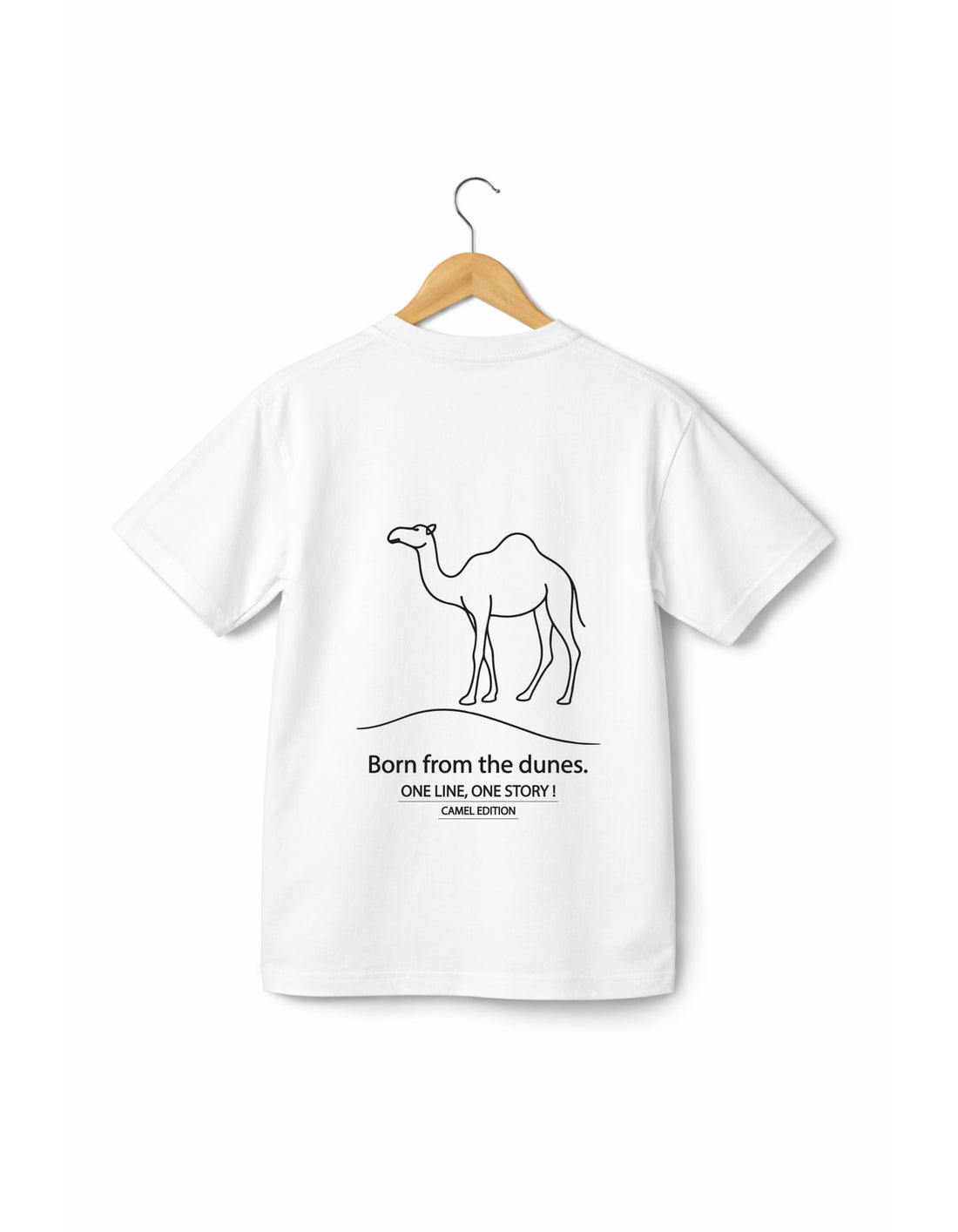 OverSize "CAMEL" T-shirt / ONE LINE ONE STORY Collection