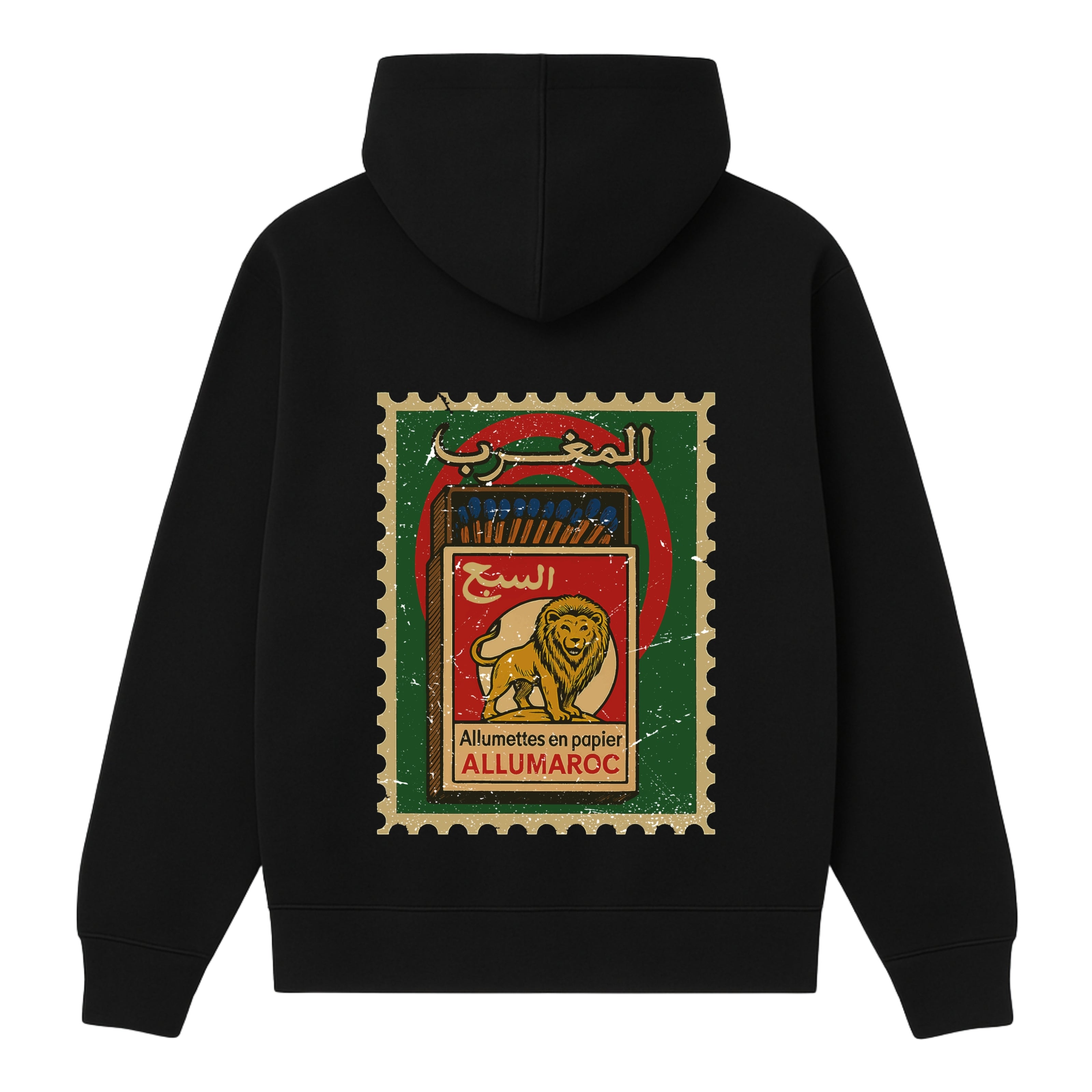 OverSize "ALUMETTES SBE3" Hoodie/ MOROCCAN NOSTALGIA Collection
