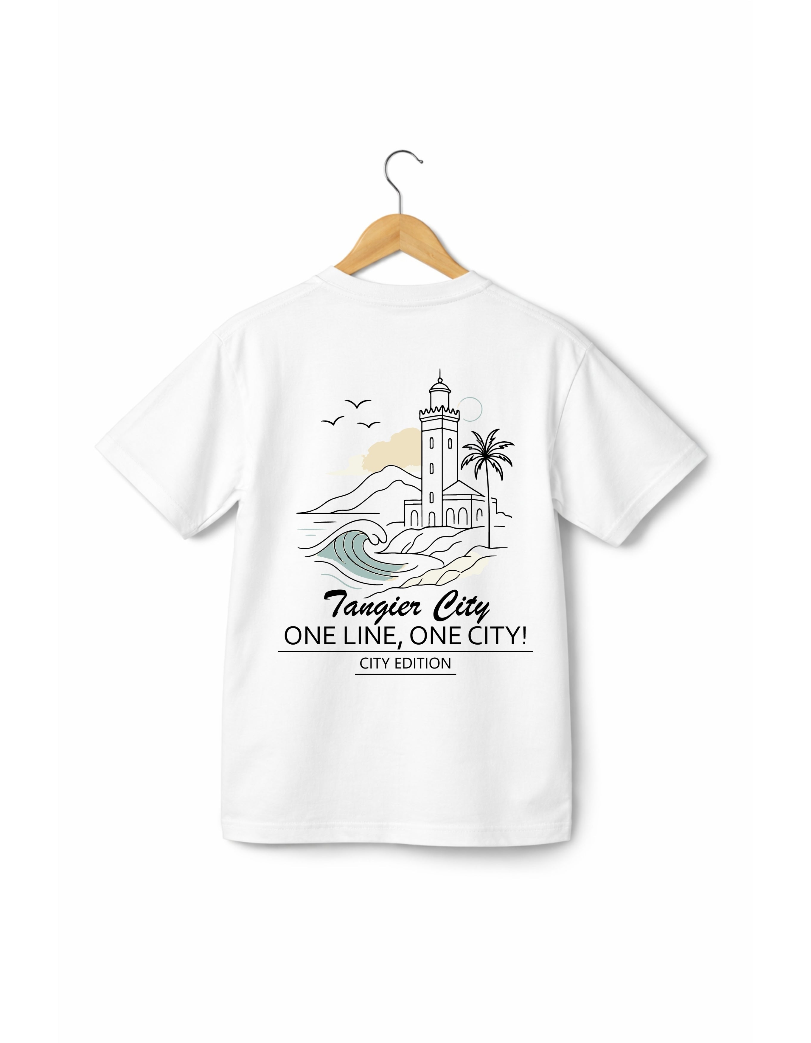 OverSize "TANGER" T-shirt / ONE LINE ONE CITY Collection
