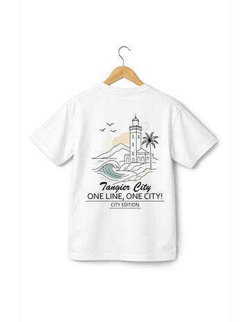 OverSize "TANGER" T-shirt / ONE LINE ONE CITY Collection